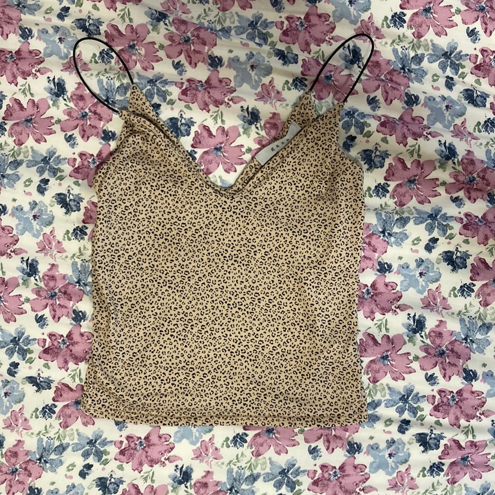 Super Soft Cheetah Crop Top